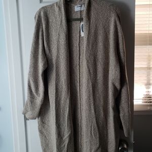 Old navy oatmeal duster. Size M